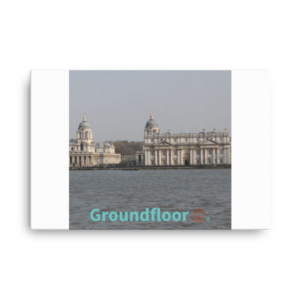 Riverside Beauty Thin canvas with Groundfloor with House Logo