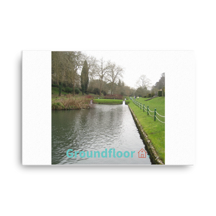 Lakeside Beauty Thin canvas with Groundfloor with House Logo