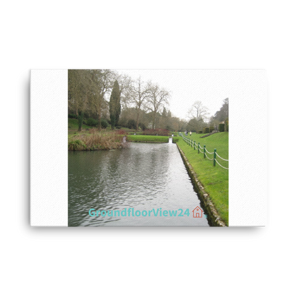 Lakeside Beauty Thin canvas with groundfloorview24 with House Logo