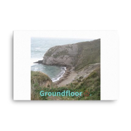 Sea & Hills Thin canvas with Groundfloor with House Logo