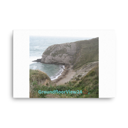 Sea & Hills Thin canvas with groundfloorview24 with House Logo