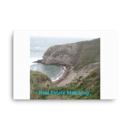 Sea & Hills Thin canvas with realestatematching without key Logo