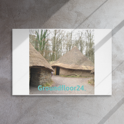 Village Charm Thin canvas with Groundfloor24 without House Logo