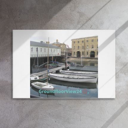 Boat on Water Thin canvas with groundfloorview24 with House Logo