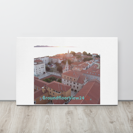 Roof Sunset View Thin canvas with groundfloorview24 with House Logo