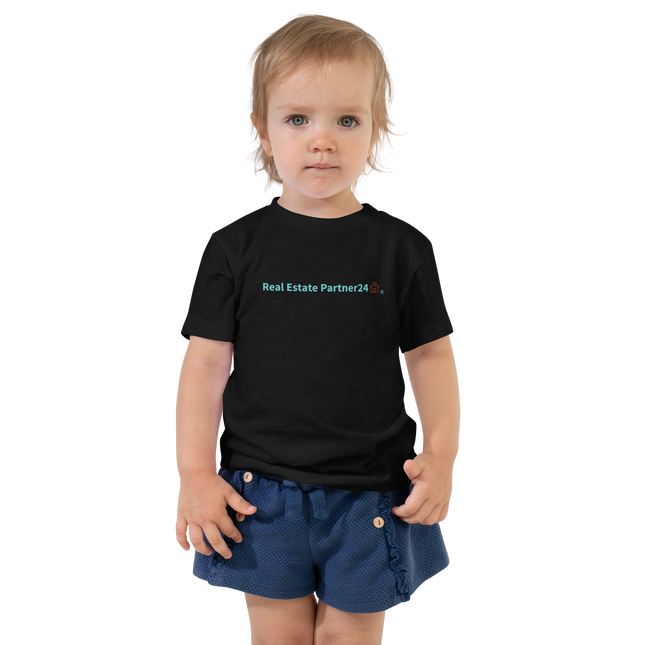 Toddler Short Sleeve Tee with Real Estate Partner24 Logo