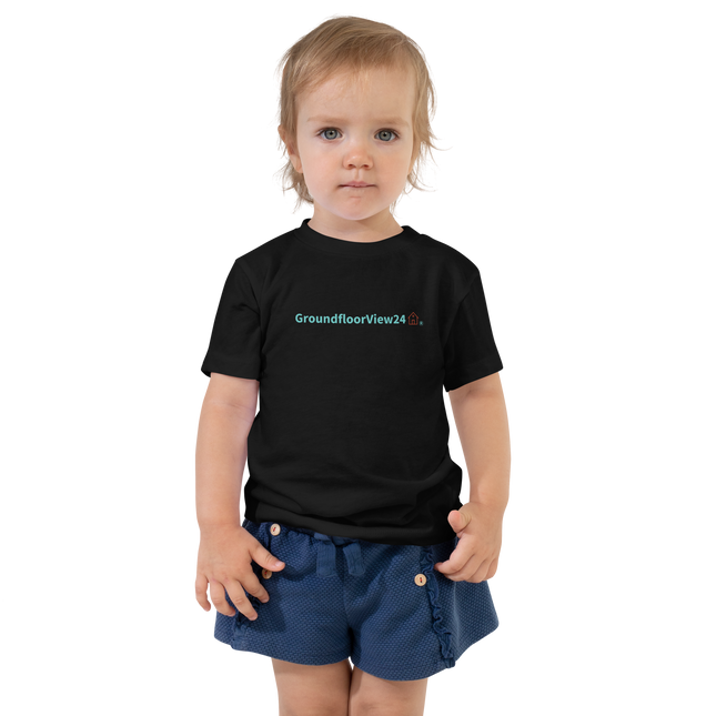 Toddler Short Sleeve Tee Groundfloorview24 with House