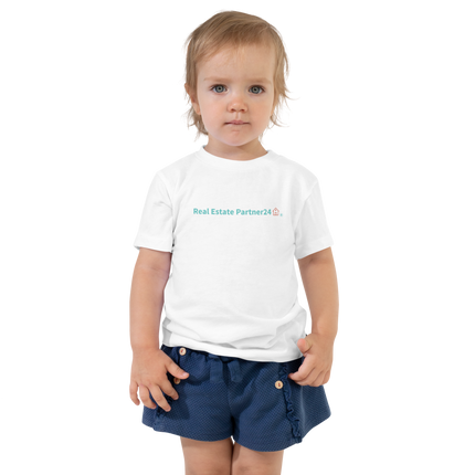 Toddler Short Sleeve Tee with Real Estate Partner24 Logo