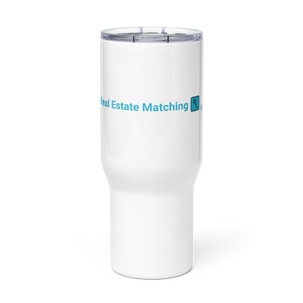Travel mug with a handle