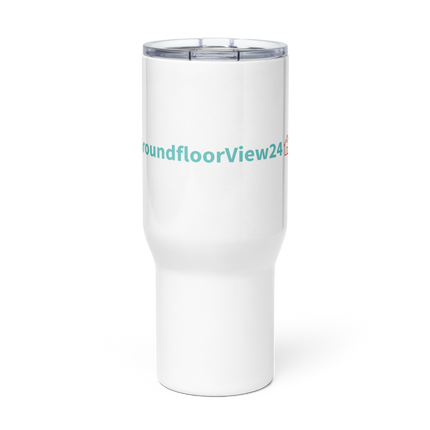 Travel mug with a handle Groundfloorview24 with House