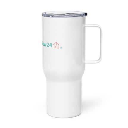 Travel mug with a handle Groundfloorview24 with House