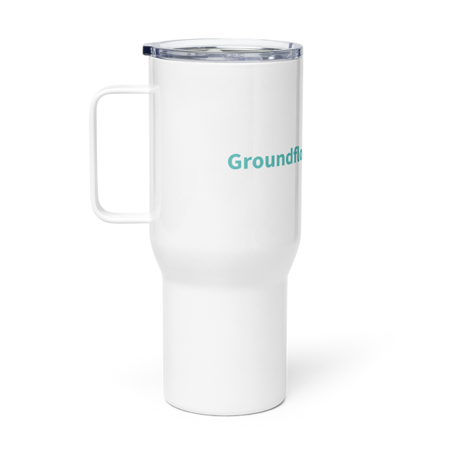 Travel mug with a handle Groundfloorview24 with House