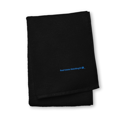 Turkish cotton towel with Real Estate Matching24 Logo