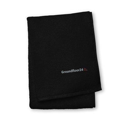 Turkish cotton towel with Groundfloor24 Logo