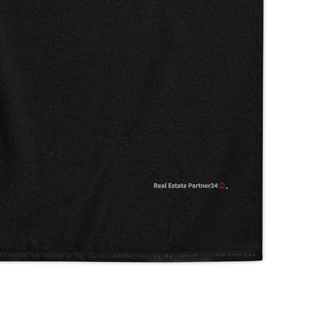 Turkish cotton towel with Real Estate Partner24 Logo