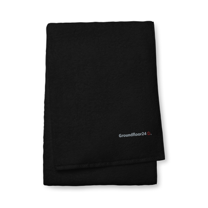 Turkish cotton towel with Groundfloor24 Logo
