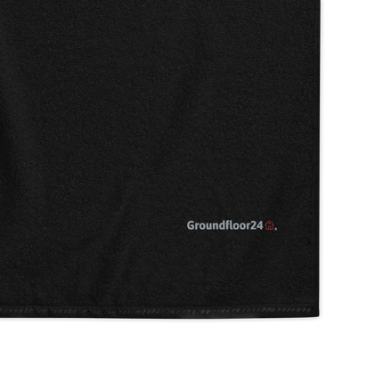 Turkish cotton towel with Groundfloor24 Logo