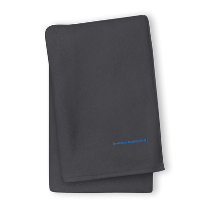 Turkish cotton towel with Real Estate Matching24 Logo