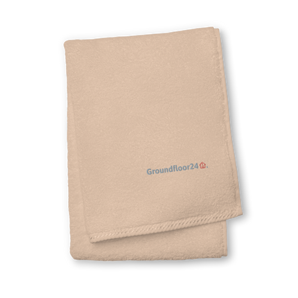 Turkish cotton towel with Groundfloor24 Logo