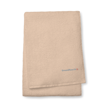 Turkish cotton towel with Groundfloor24 Logo