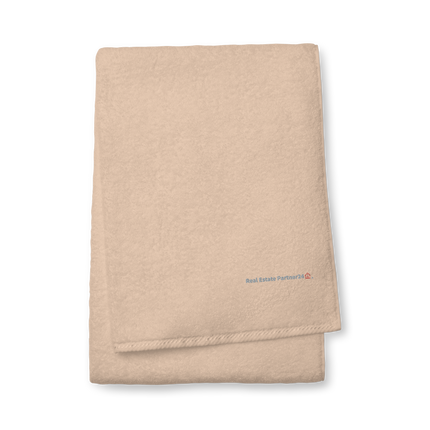 Turkish cotton towel with Real Estate Partner24 Logo