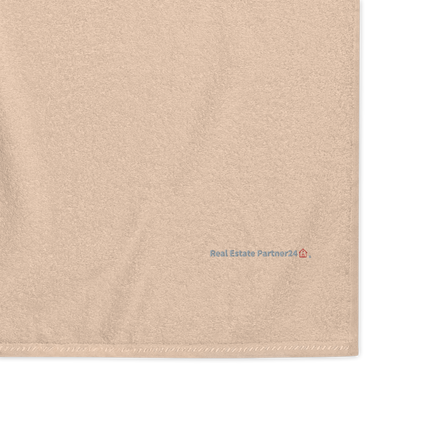 Turkish cotton towel with Real Estate Partner24 Logo