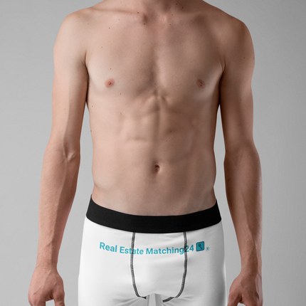 Boxer Briefs with Real Estate Matching24 Logo