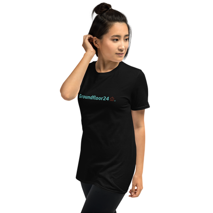 Short-Sleeve Unisex T-Shirt with Groundfloor24 Logo
