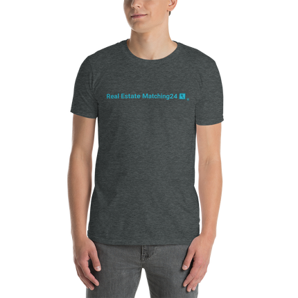 Short-Sleeve Unisex T-Shirt with Real Estate Matching24 Logo