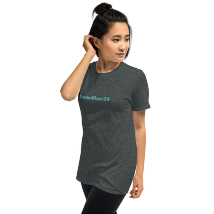 Short-Sleeve Unisex T-Shirt with Groundfloor24 Logo