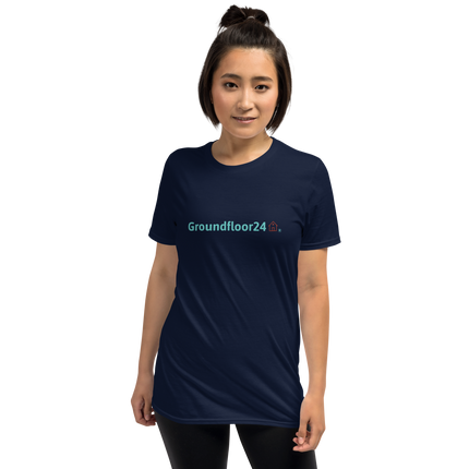 Short-Sleeve Unisex T-Shirt with Groundfloor24 Logo
