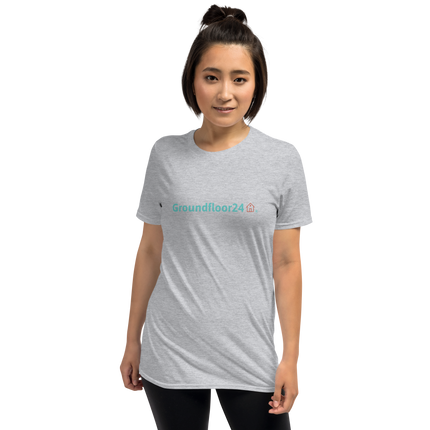 Short-Sleeve Unisex T-Shirt with Groundfloor24 Logo