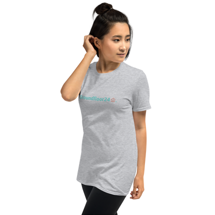 Short-Sleeve Unisex T-Shirt with Groundfloor24 Logo