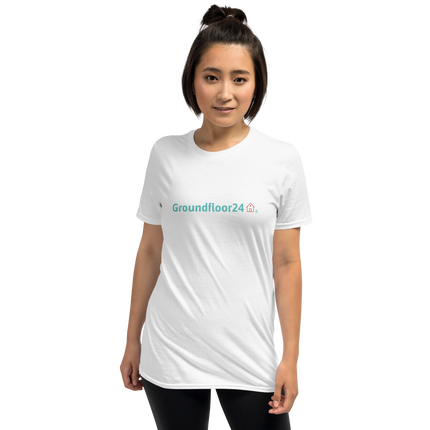 Short-Sleeve Unisex T-Shirt with Groundfloor24 Logo