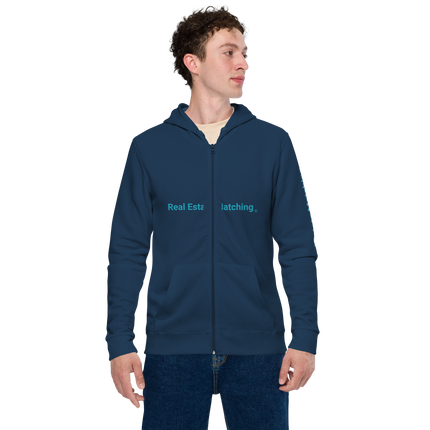 Unisex basic zip hoodie
