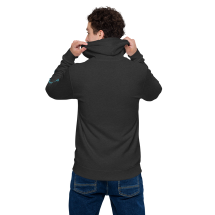 Unisex basic zip hoodie
