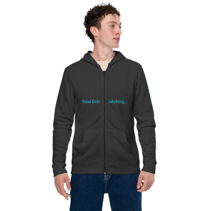 Unisex basic zip hoodie