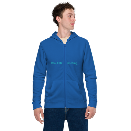 Unisex basic zip hoodie