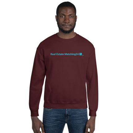 Unisex Sweatshirt with Real Estate Matching24 Logo