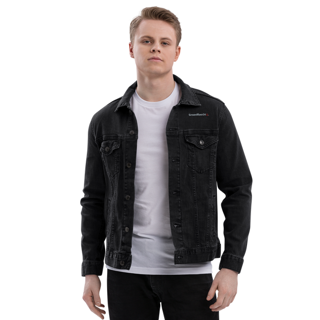Unisex denim jacket with Groundfloor24 Logo