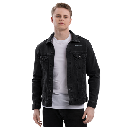 Unisex denim jacket with Real Estate Partner24 Logo