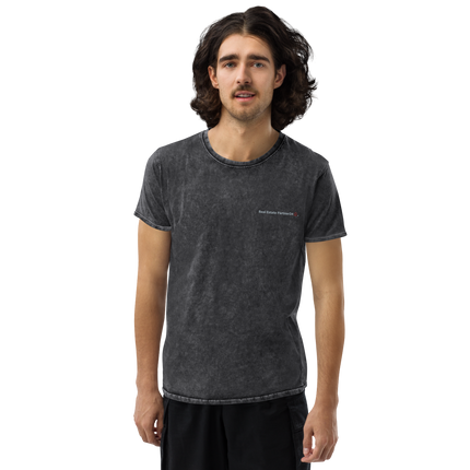 Denim T-Shirt with Real Estate Partner24 Logo