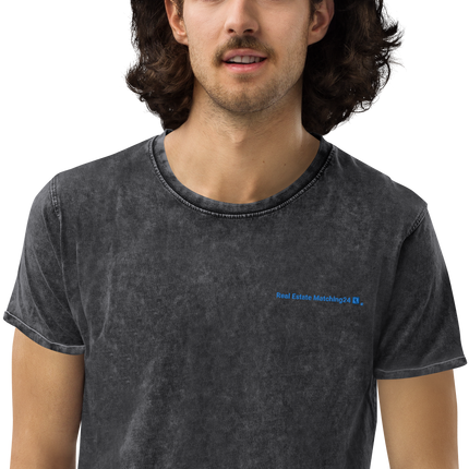Denim T-Shirt with Real Estate Matching24 Logo