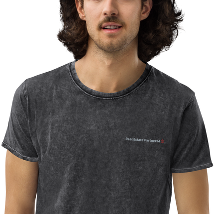 Denim T-Shirt with Real Estate Partner24 Logo