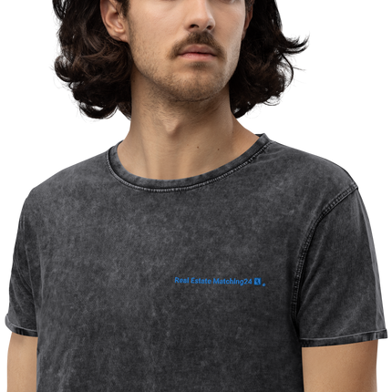 Denim T-Shirt with Real Estate Matching24 Logo