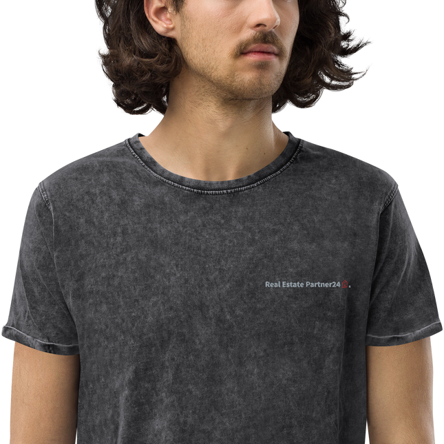 Denim T-Shirt with Real Estate Partner24 Logo