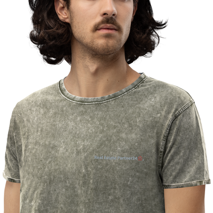 Denim T-Shirt with Real Estate Partner24 Logo