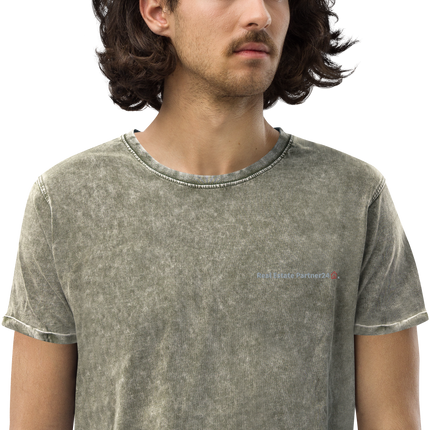 Denim T-Shirt with Real Estate Partner24 Logo