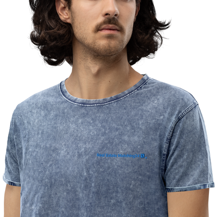 Denim T-Shirt with Real Estate Matching24 Logo