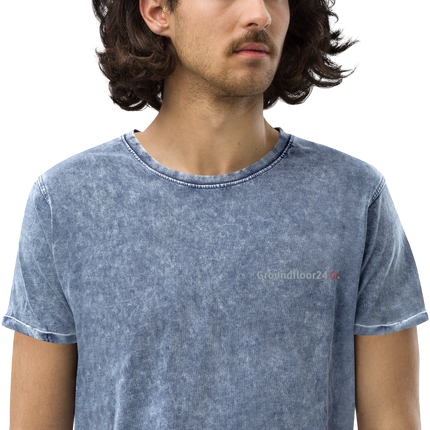 Denim T-Shirt with Groundfloor24 Logo